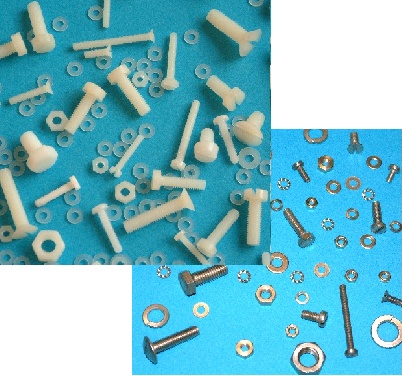 SCREWS & ACCESSORIES - POLYAMID OR STAINLESS STEEL