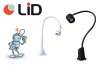 Lampes LID, &Eacute;clairage industriel, m&eacute;dical de pr&eacute;cision, par VERCO