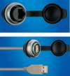 Passe cloison USB RJ45 - USB de LUTZE