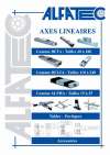Axes Lin&eacute;aires, Catalogue 2012 d'ALFATEC France