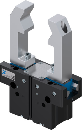 Pince Pneumatique Double Effet MHC2 10D - Haute Précision (±0.02mm) - Pour Robotique Et Automatisation - Acier Inoxydable