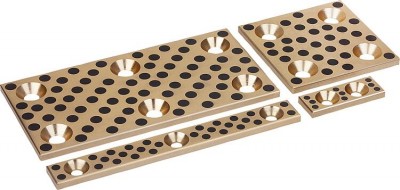 50 pièces Clips de type U pour plaque de ressort en métal ton bronze  panneau de porte