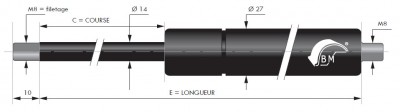 Ressort  gaz